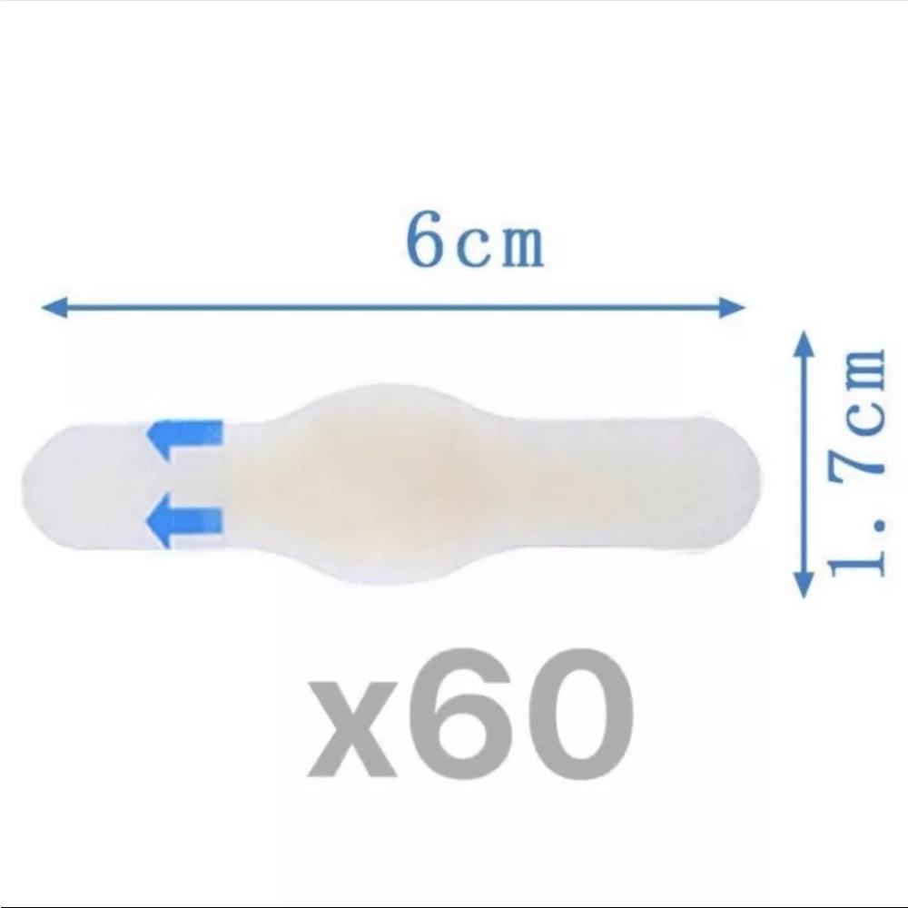 60 Hydrocolloid Bandaids Hydro Seal Patches